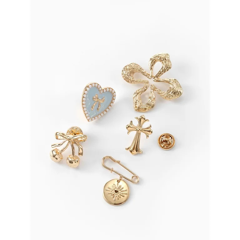 No Boundaries Gold Mix & Match Pin Pack | Walmart (US)