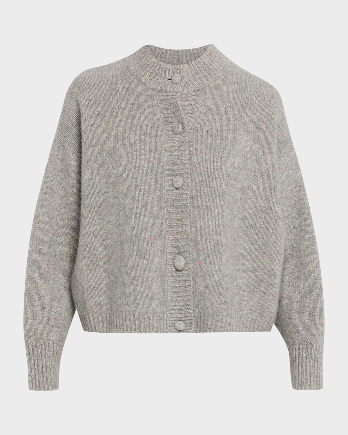 The Cashmere Fleck Cardigan | Neiman Marcus