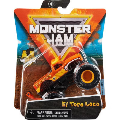 Official El Toro Loco Monster Truck, Die-Cast Vehicle, Shear Madness Series, 1:64 Scale | Target
