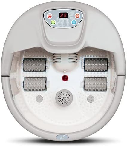 Amazon.com: artnaturals Foot Spa Massager - Lights & Bubbles - Heated - Temperature Control - Soo... | Amazon (US)