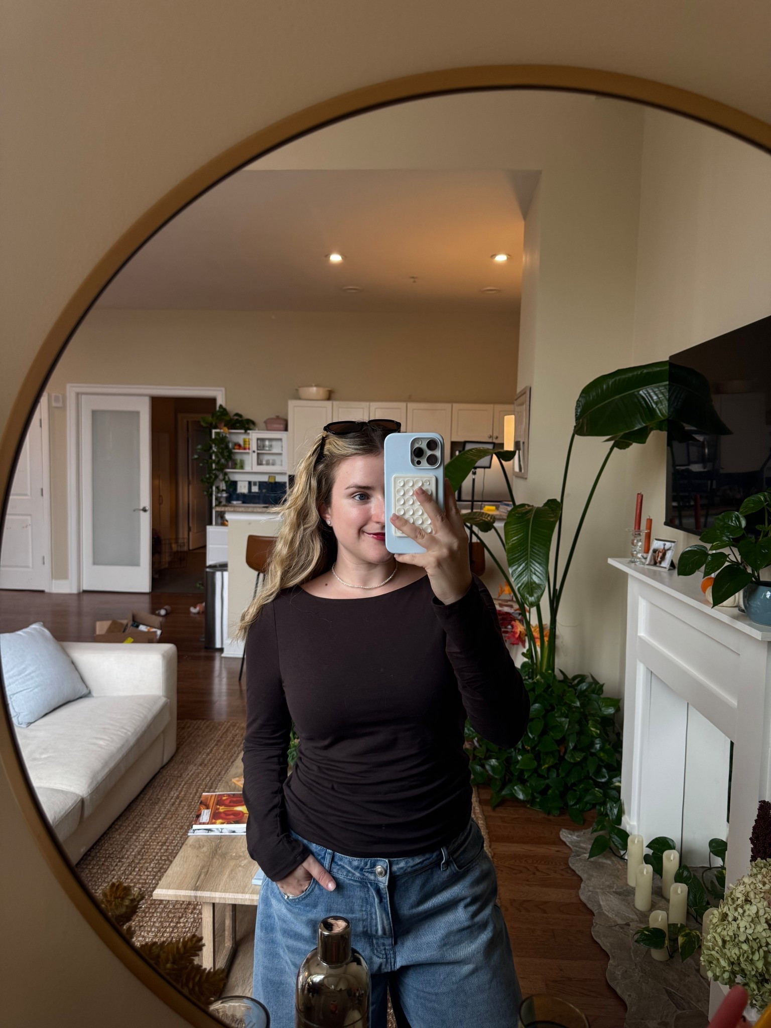 Boat neck long sleeve 