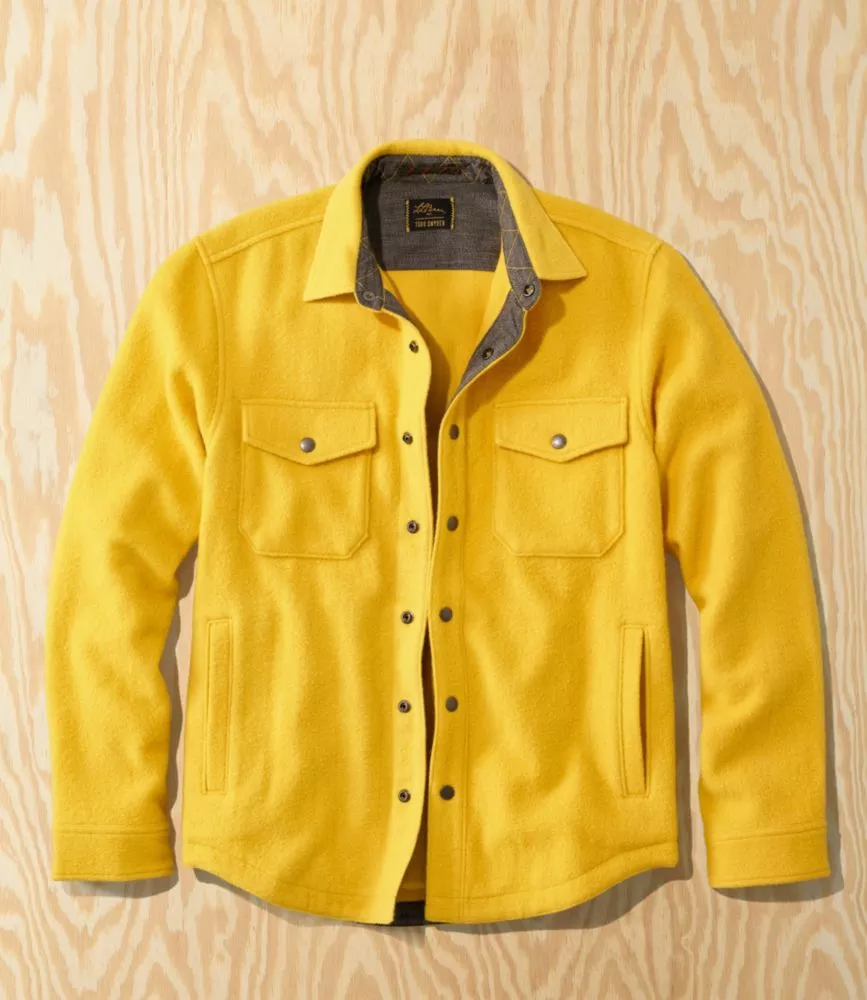 Ll bean wool shirt jacket sale