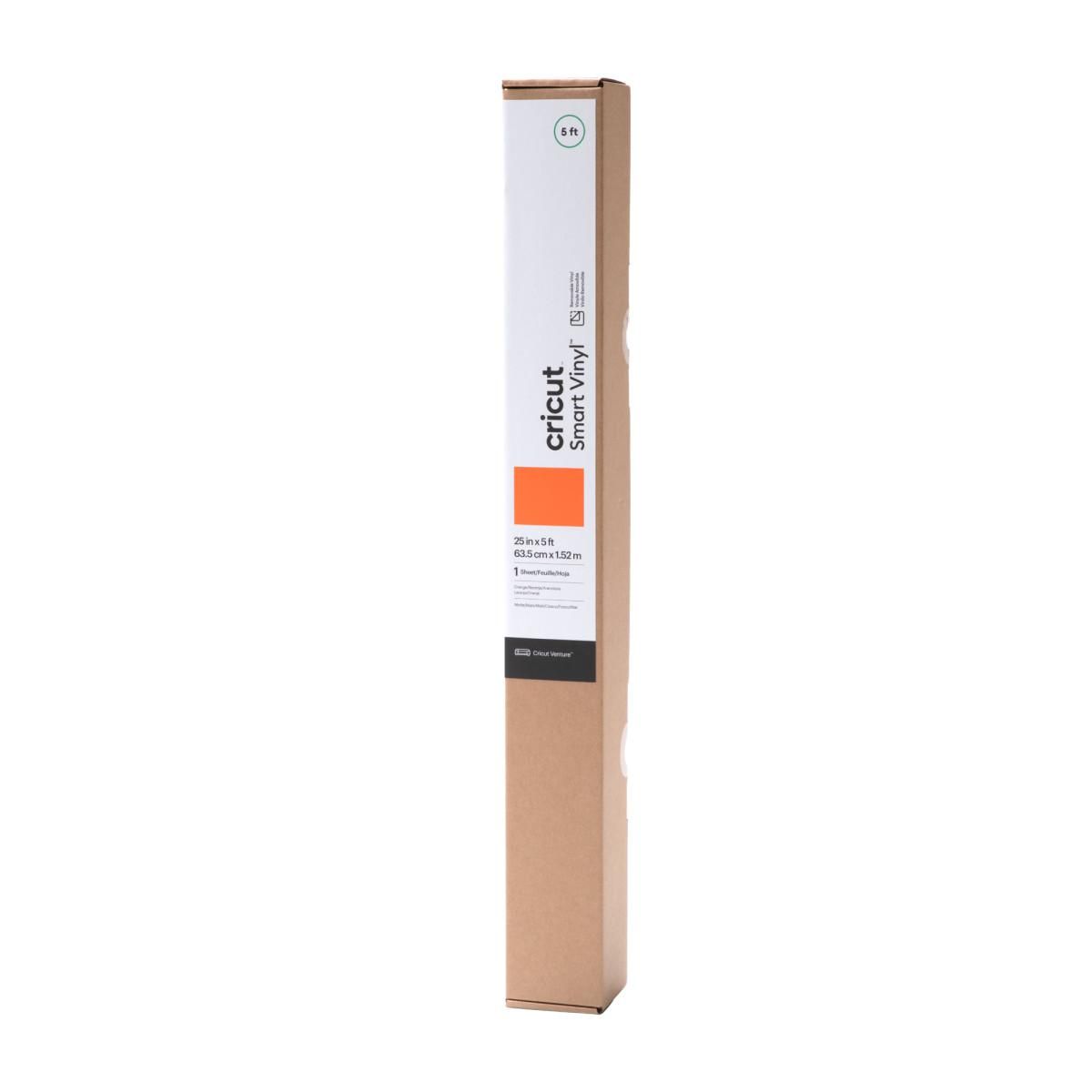Cricut Smart Vinyl – Removable (25 in x 5 ft) Orange | HSN