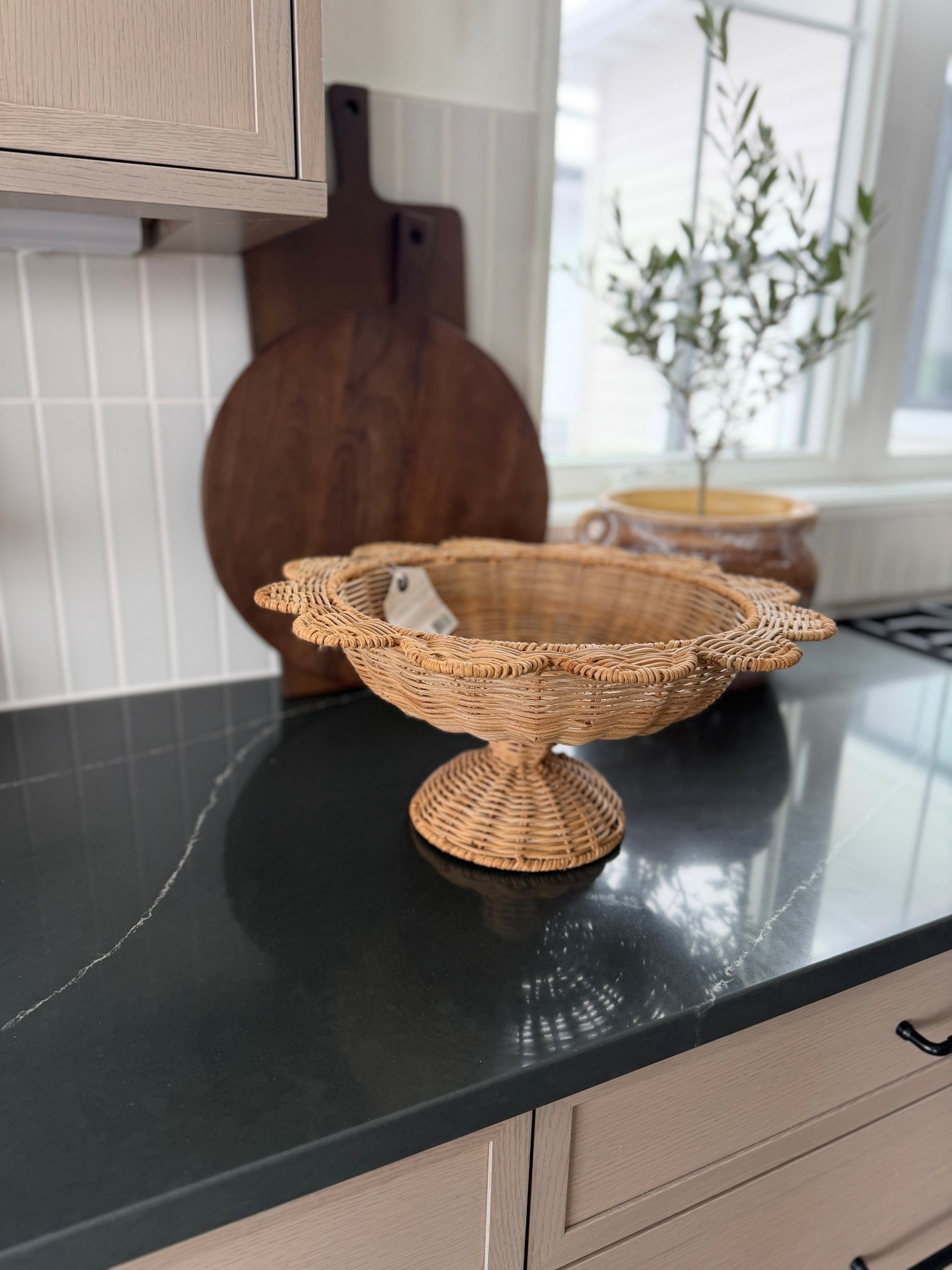 I bought the woven pedestal bowl from Walmart and now it’s back in stock!

#LTKHome