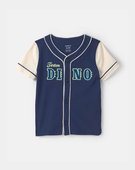 Toddler Boy 'Team Dino' Jersey - Navy Blue | Carter's Inc