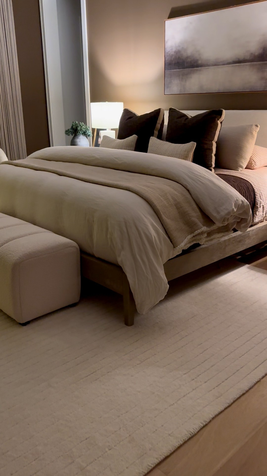 Cozy holiday bedroom 
Pottery Barn 
Quince 
Wayfair 
Crate and barrel 

#LTKHome #LTKGiftGuide #LTKSaleAlert