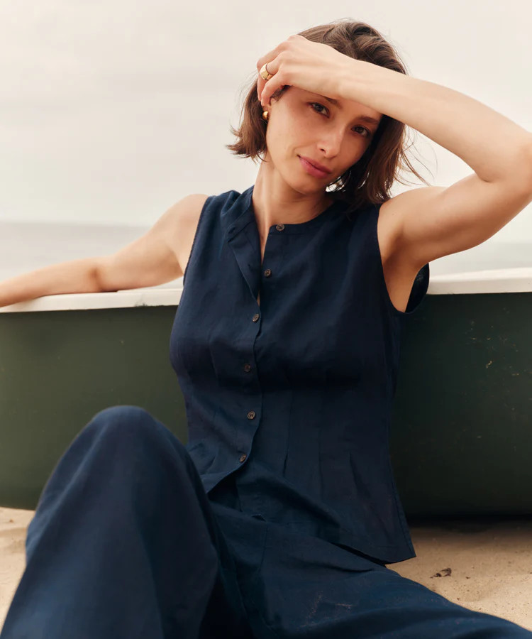 Linen Lara Top | Jenni Kayne