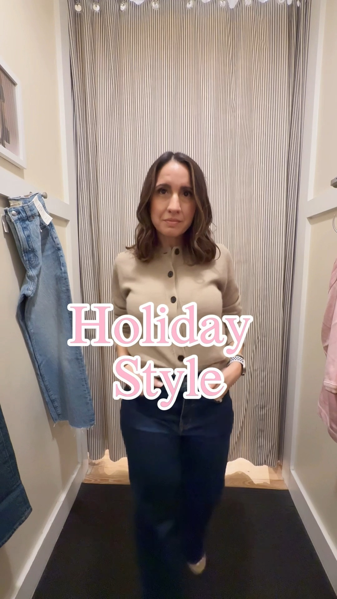 Short sleeve cardigan buttoned up is so cute on its own. 
Madewell jeans fit great. They are great quality, and run big. Size down 1 size. 
Petite style 
Petite outfit 

#LTKPetite #LTKFindsUnder100 #LTKFindsUnder50