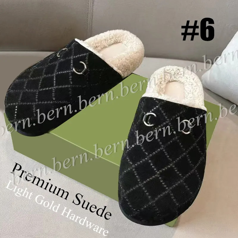 Premium Suede Leather Canvas Women's Slippers Fashion Warm Slippers Slides Gifts for Xmas | DHGate