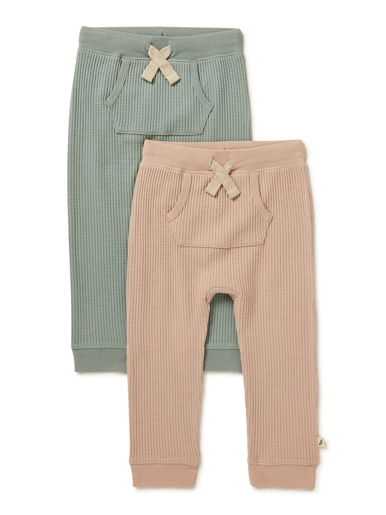 easy-peasy Baby and Toddler Boy Waffle Jogger Pants, 2-Pack, Sizes 12M-5T | Walmart (US)