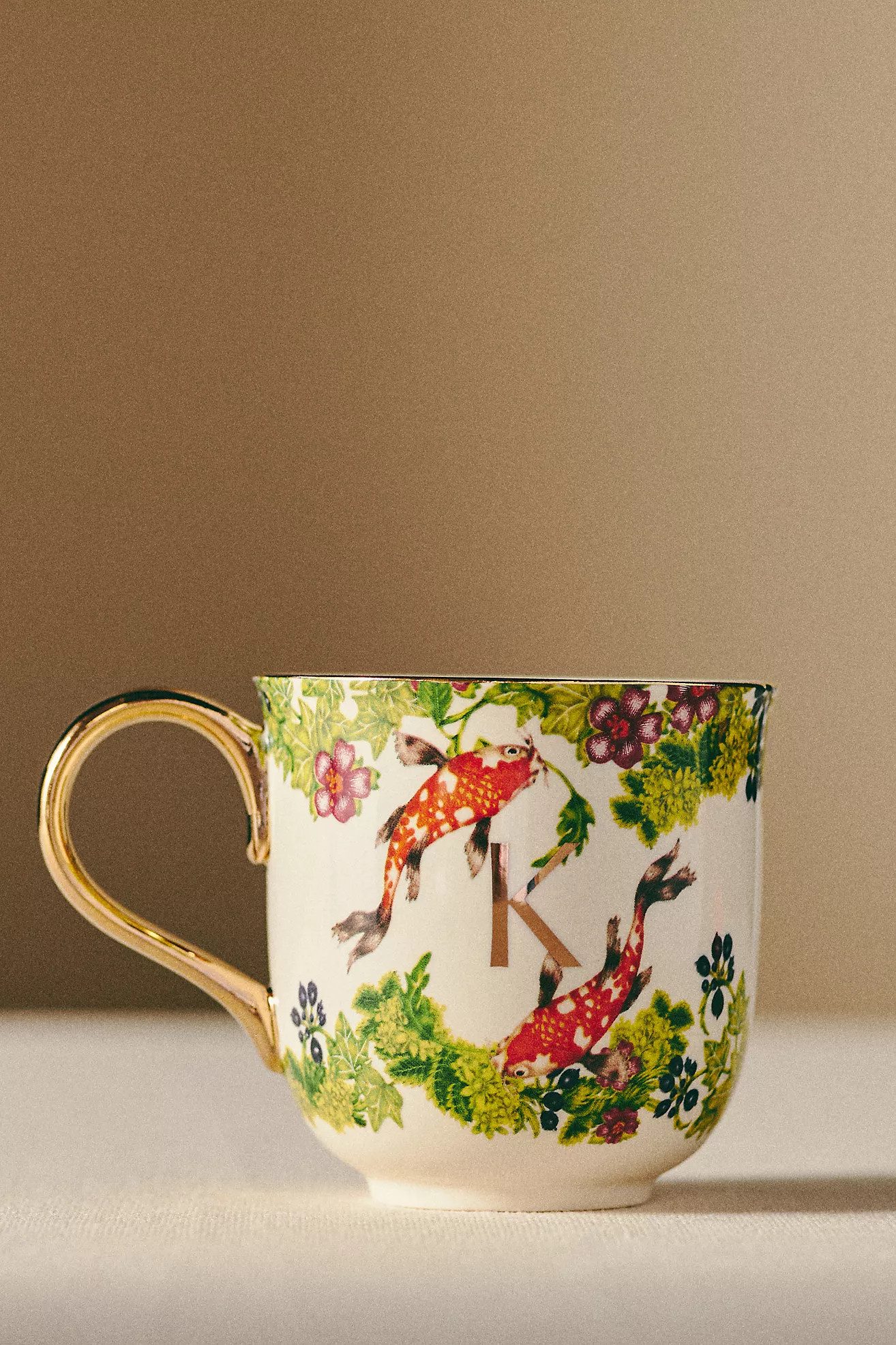 Lou Rota Nature Table Monogram Mug | Anthropologie (US)