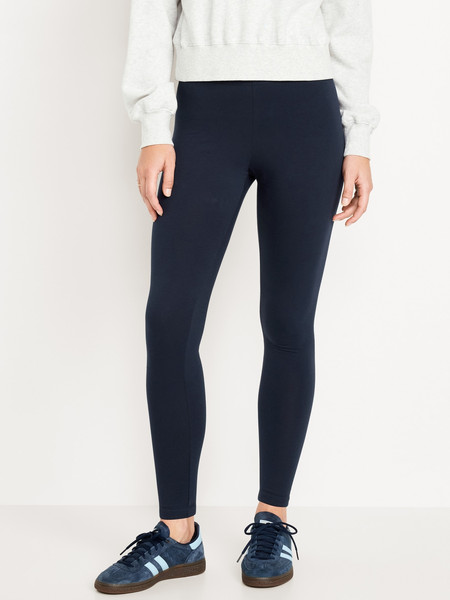 High-Waisted Fleece-Lined Leggings | Old Navy (US)