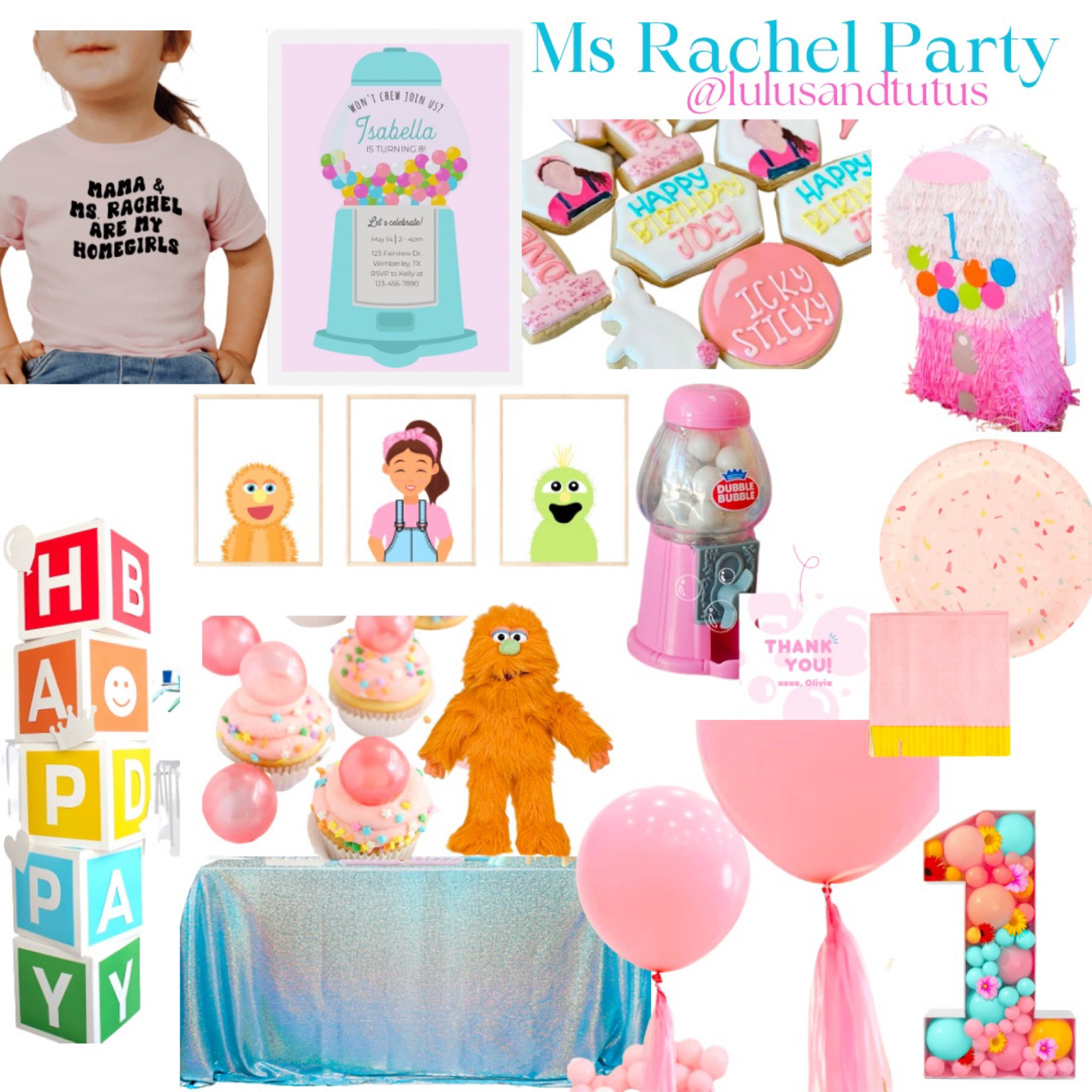 Anyone have a kid obsessed with Ms Rachel?! Icky sticky bubble gum party coming up 🍬 

#LTKbaby #LTKkids #LTKfamily