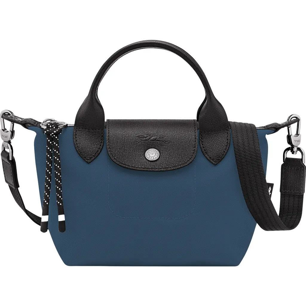 Longchamp Le Pliage Small Crossbody Bag in Ink Blue at Nordstrom | Nordstrom