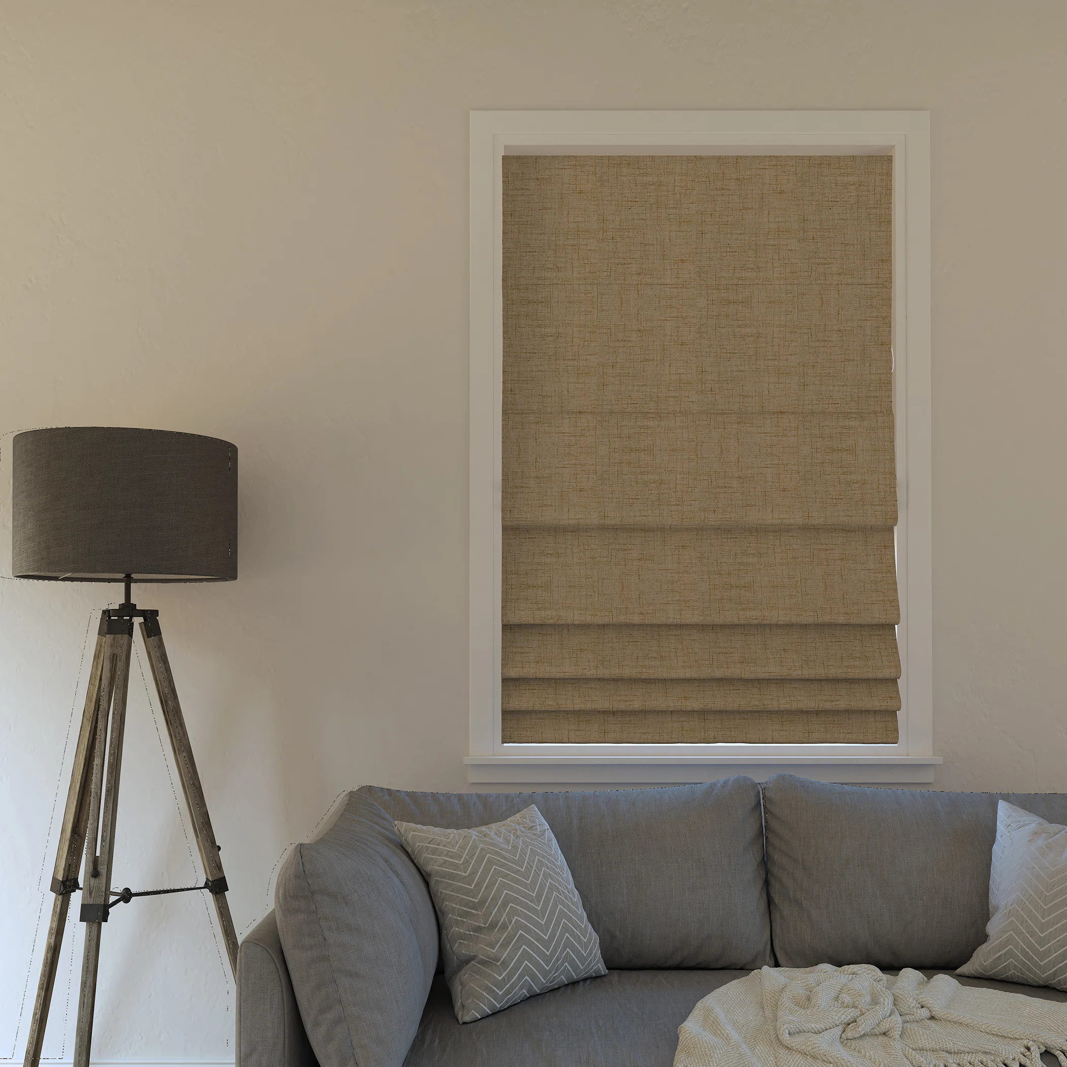Sun Zero Somerton Thermal 100% Blackout Cordless Roman Shade | Wayfair North America