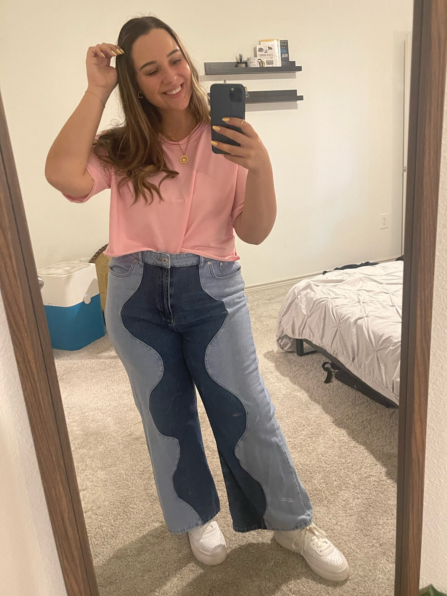 These jeans are SO fun and flattering! And giving groovy, hippie vibes.

They’re only available to rent on Nuuly, so lemme know if you want my $20 off link!

I did my best to link similar vibes below ☺️✌️

Midsize jeans, midsize pants, fun jeans, hippie style 

#LTKmidsize #LTKfindsunder50 #LTKfindsunder100