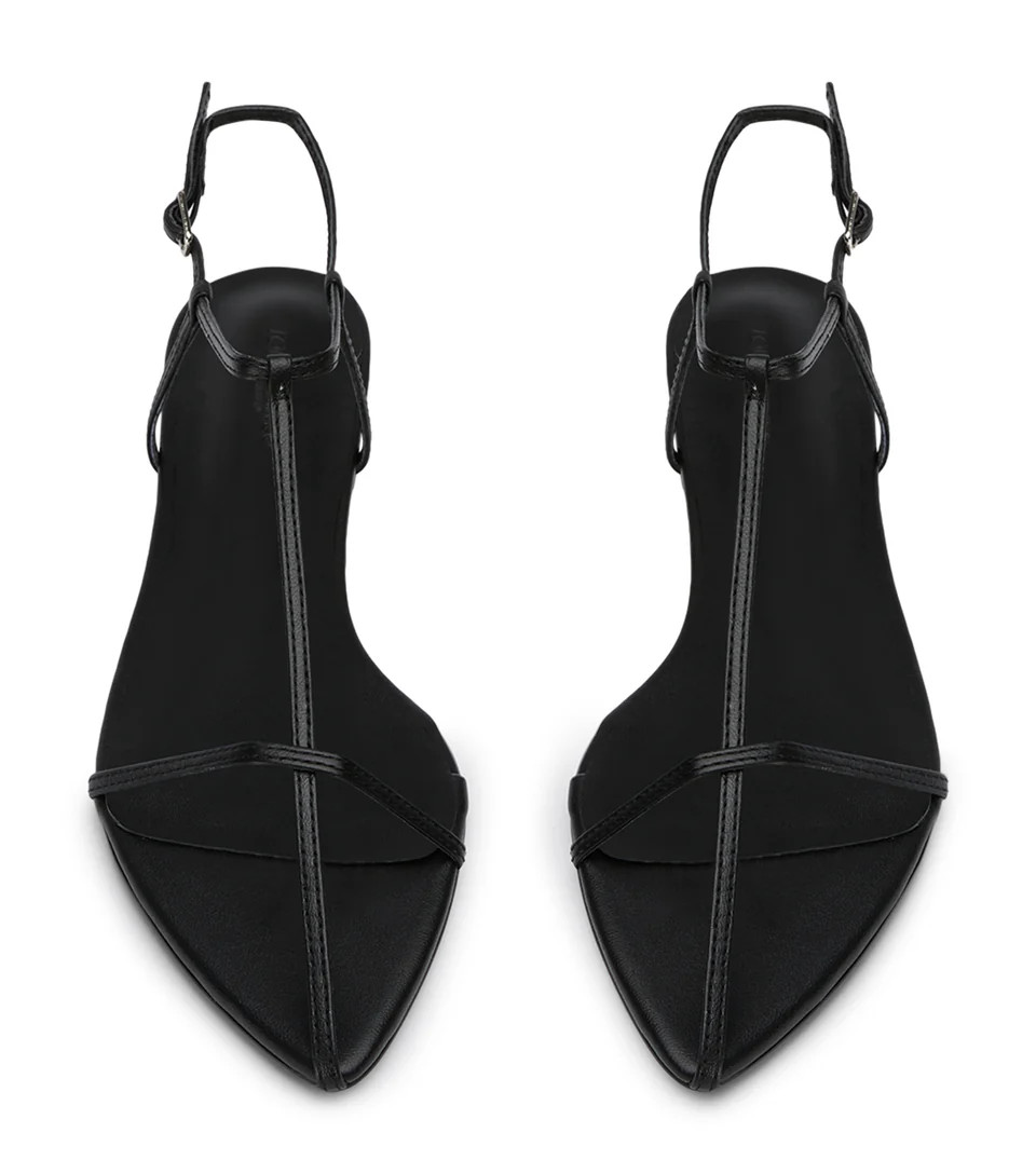 Noho Black Nappa Flats | Sandals | Tony Bianco USA | Tony Bianco US