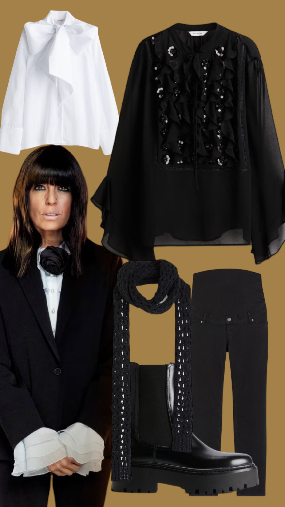 Claudia Winkleman’s distinctive style as the host of “The Traitors” has captivated audiences, sparking widespread discussion and admiration. Her wardrobe, curated by stylist Sinead McKeefry, blends gothic elements with countryside aesthetics, creating a unique and memorable look that complements the show’s mysterious atmosphere.


#LTKuk #LTKgrwm