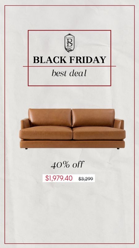 ✨40% off✨ If you’re in the market for a good quality leather couch, here’s a great deal! 

West Elm – Hayden couch – leather couch – black Friday deal - furniture 

#LTKhome #LTKCyberWeek #LTKHoliday