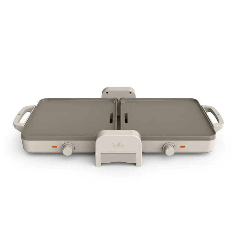 bella Fold & Store Dual Temp Griddle, Oatmilk | Walmart (US)