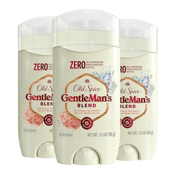 Old Spice Men's Gentleman's Blend Deodorant, Himalayan Sea Salt, 3.0oz (Pack of 3) | Amazon (US)