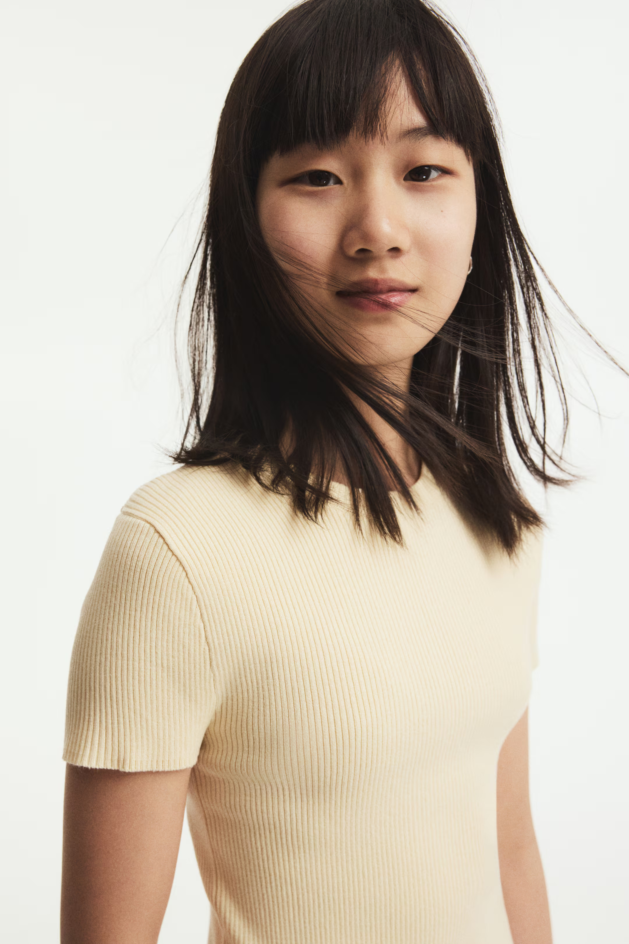 Short rib-knit top | H&M (US + CA)