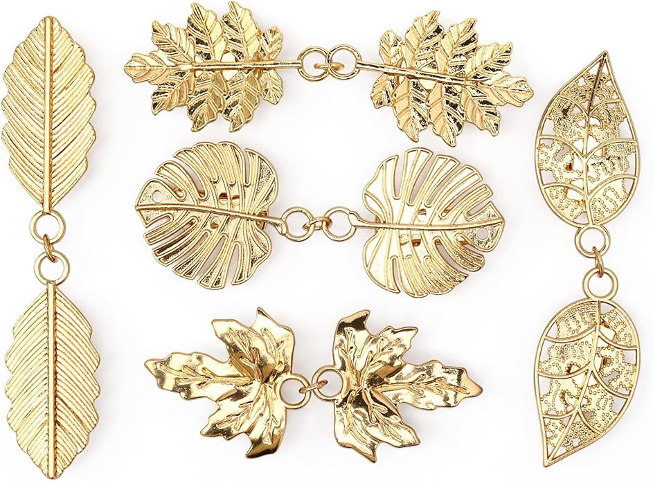 5 Pcs Sweater Clips to Hold Sweater Together, Clothing Cinch Clip for Women's Sweater, Shawl, Shi... | Amazon (US)