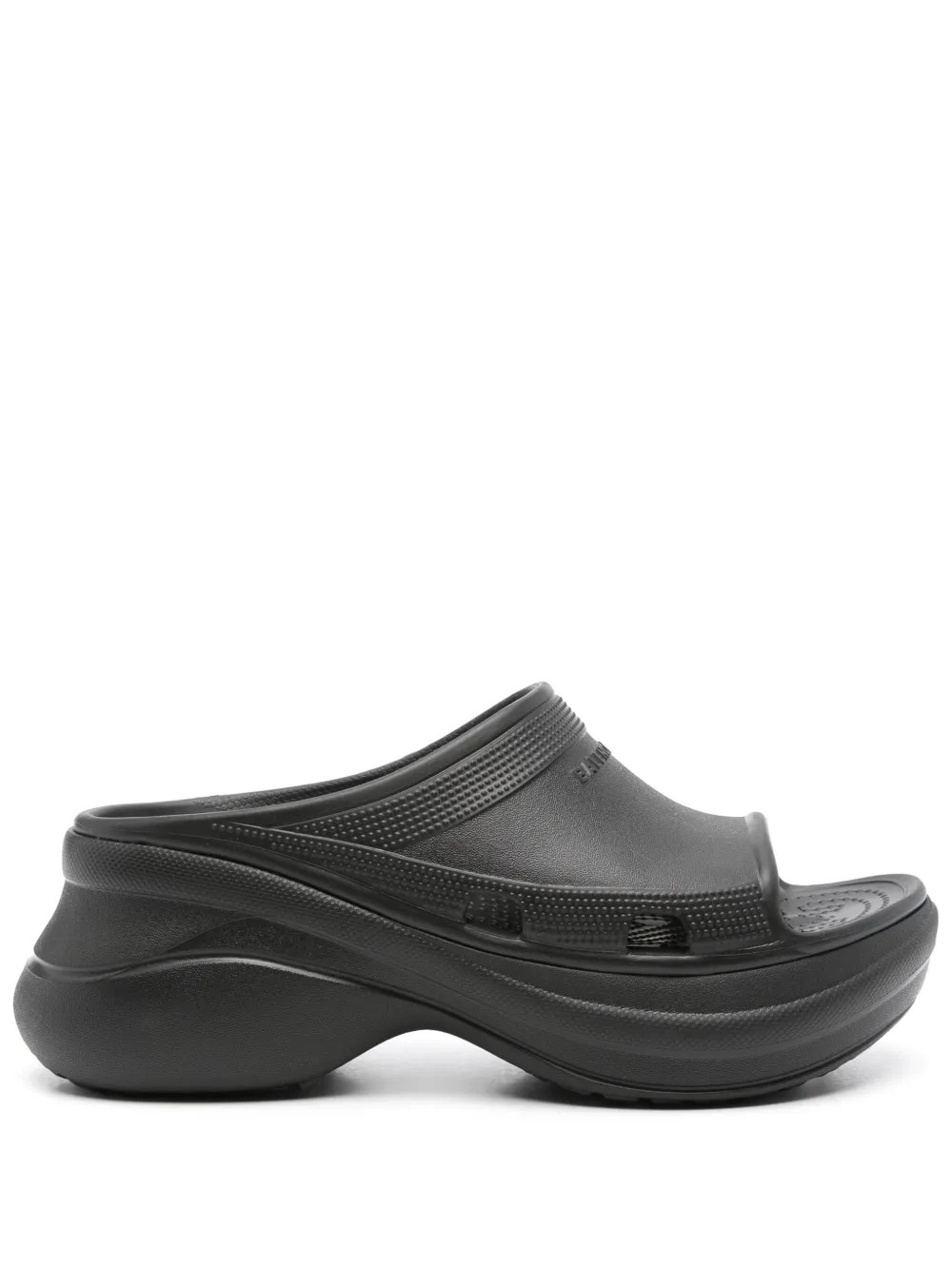 Balenciaga x Crocs 50mm logo-embossed Slides - Farfetch | Farfetch Global
