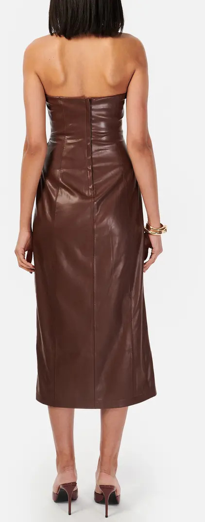 CAMI NYC Andres Faux Leather Midi Dress | Nordstrom | Nordstrom