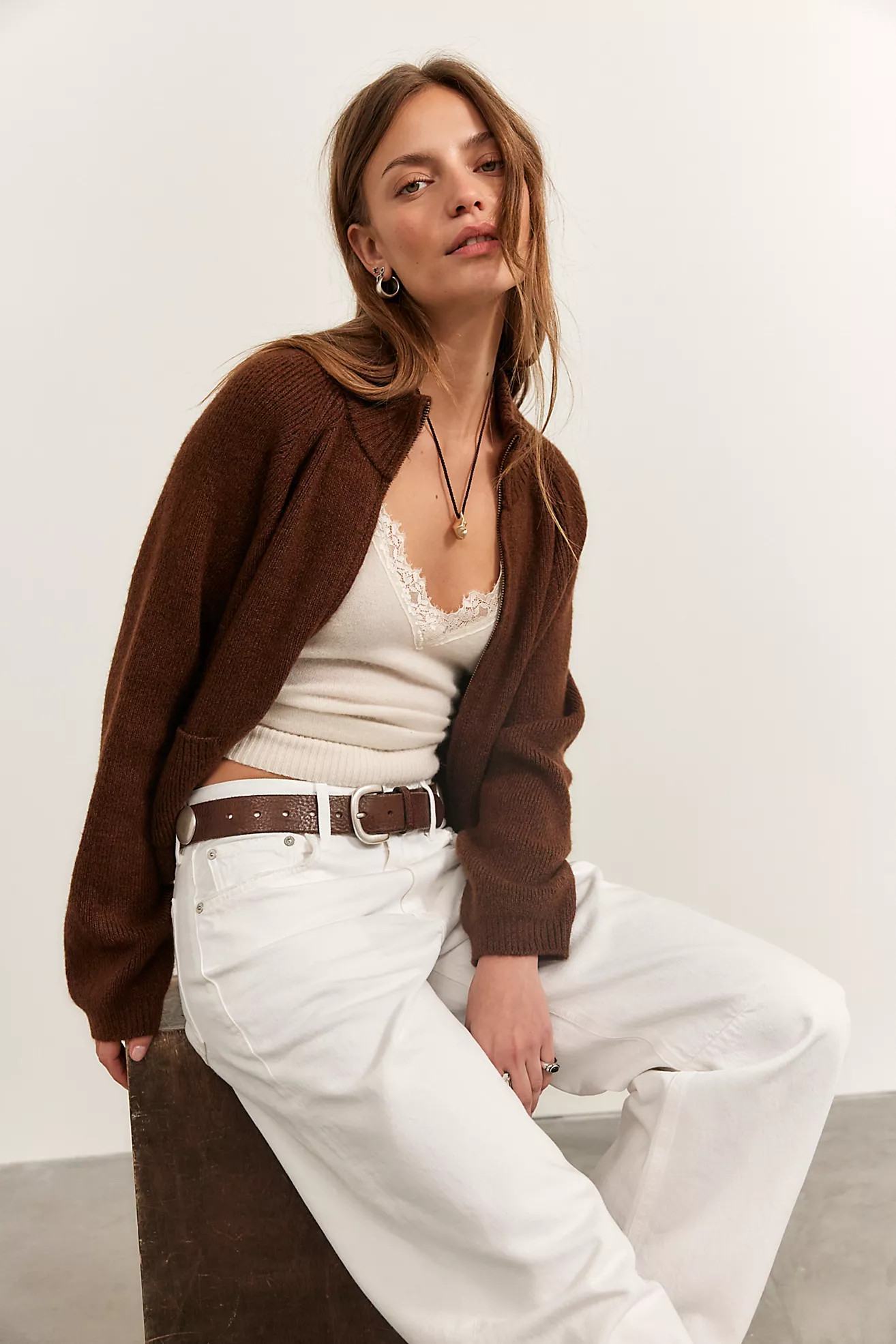 We The Free On It Zip-Up Cardigan | Free People (UK)