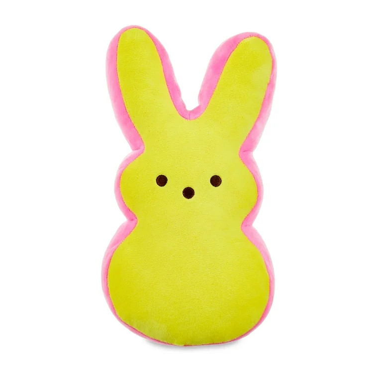 Peeps Plush 12-inch Bunny, Yellow and Pink | Walmart (US)