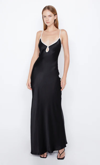 CEDAR CITY MAXI DRESS - BLACK/IVORY | Bec & Bridge (Global)