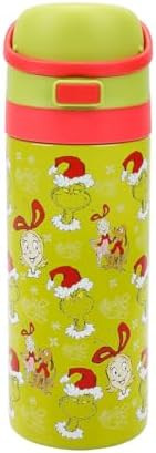 Bioworld The Grinch & Cindy-Lou Who Water Bottle for Kids Travel or Home, 24 Oz Vacuum Insulated ... | Amazon (US)