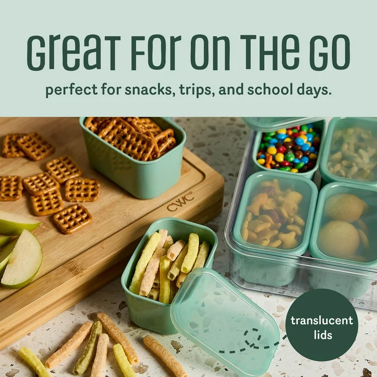 Cook With Color 8-Compartment Snackle Box Food Storage Carrier and Container, Charcuterie Contain... | Walmart (US)