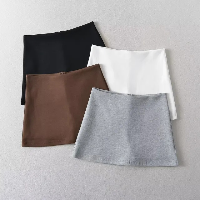 AMeow - Low Rise Plain Skort | YesStyle Global