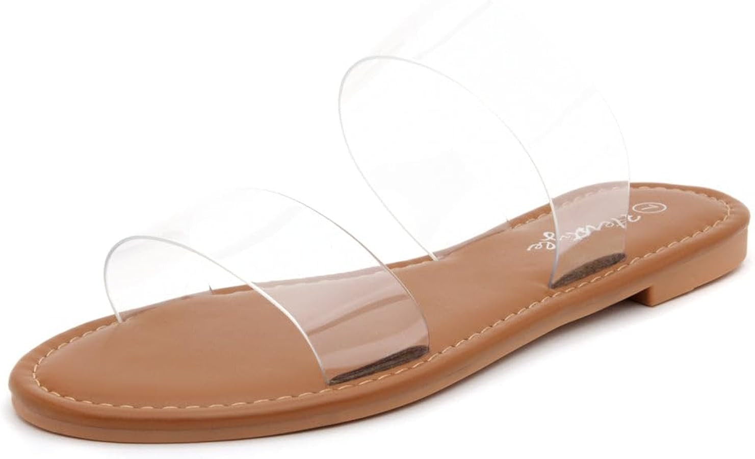 Herstyle Women’s Flat Sandals – Slip-On Double Strap Slides with Memory Foam, Trendy 2025 Summer Shoes, Lightweight Open Toe Dressy & Casual Sandals for Women | Amazon (US)