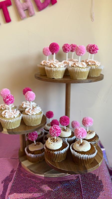 Cupcake stand for pink cowgirl birthday party!

#LTKparties #LTKkids