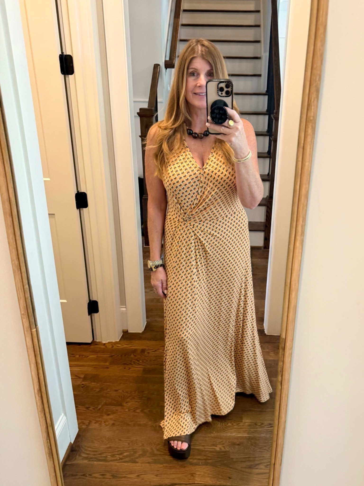 Perfect summer maxi dress🤎
Lightweight jersey fabric with just enough stretch.  Chocolate Brown Steve Madden Sandals. @Steve Madden US 
#momover50 #LTKOver50

#LTKootd #LTKmomlife #LTKdayinmylife
