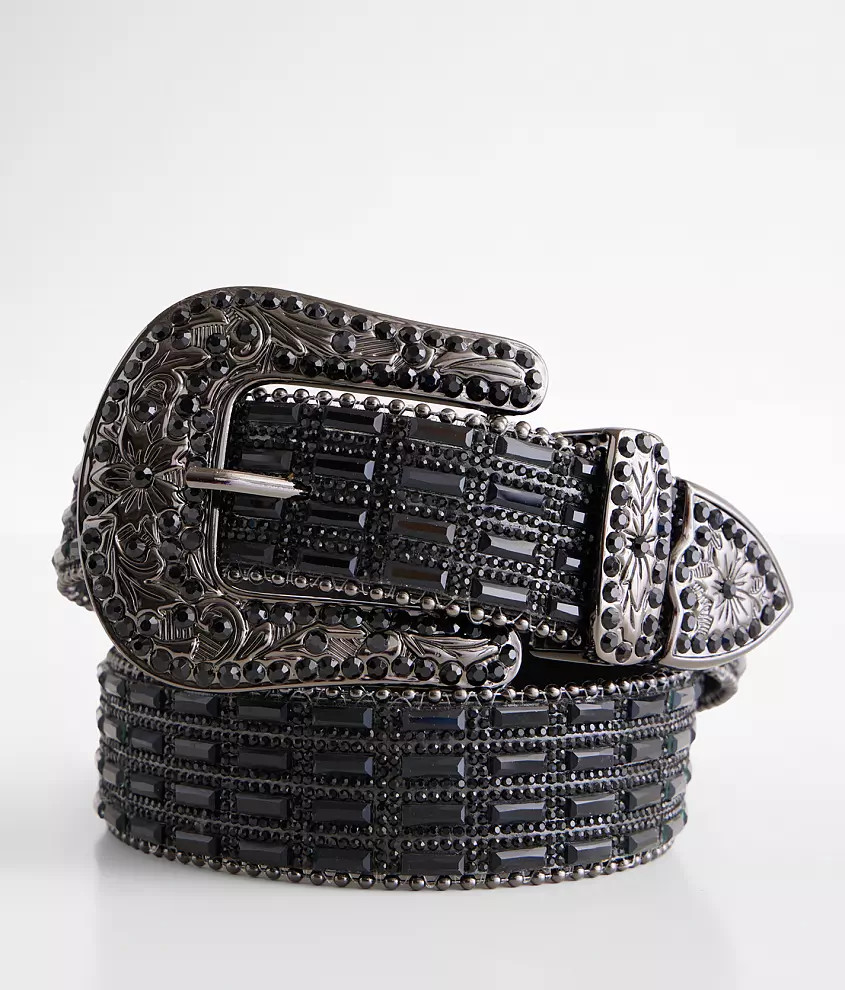 Glitz Leather Belt | Buckle