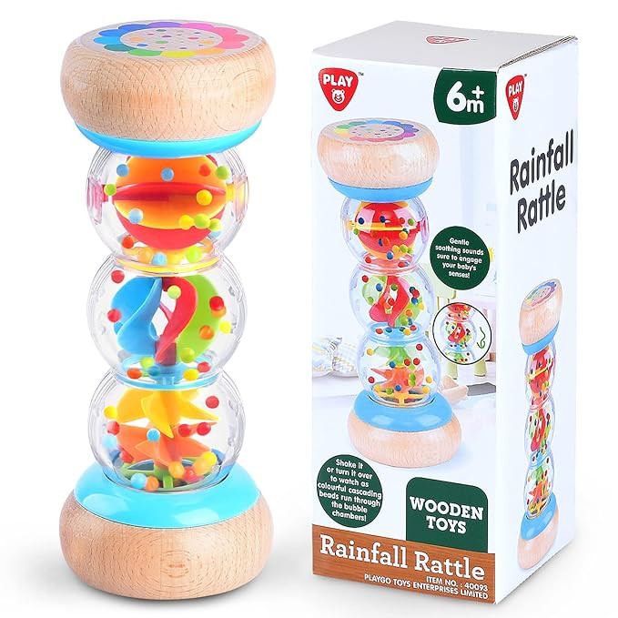 Rainmaker - Montessori Baby Toys for 6-12 Months 1 Year Old, Newborn Baby Rattle Shaker Sensory T... | Amazon (US)