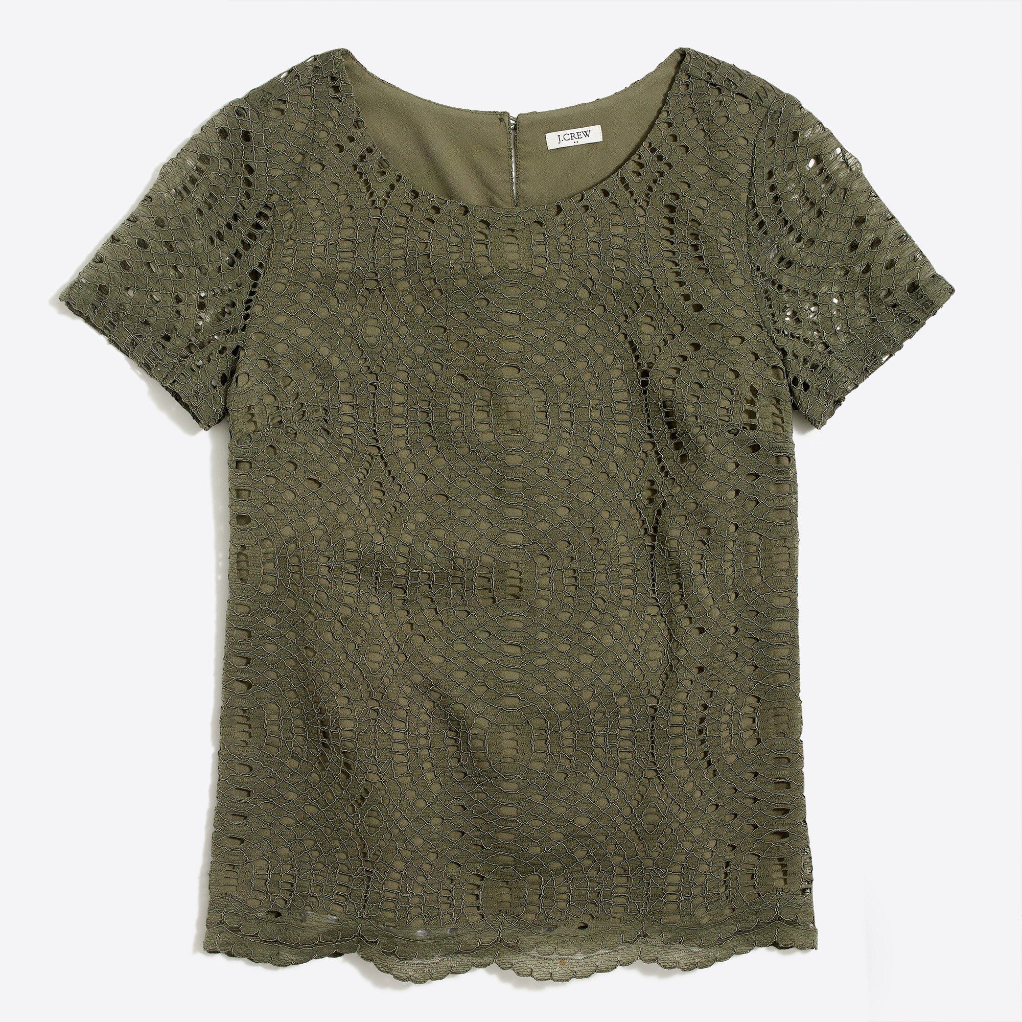 Lace T-shirt | J.Crew Factory