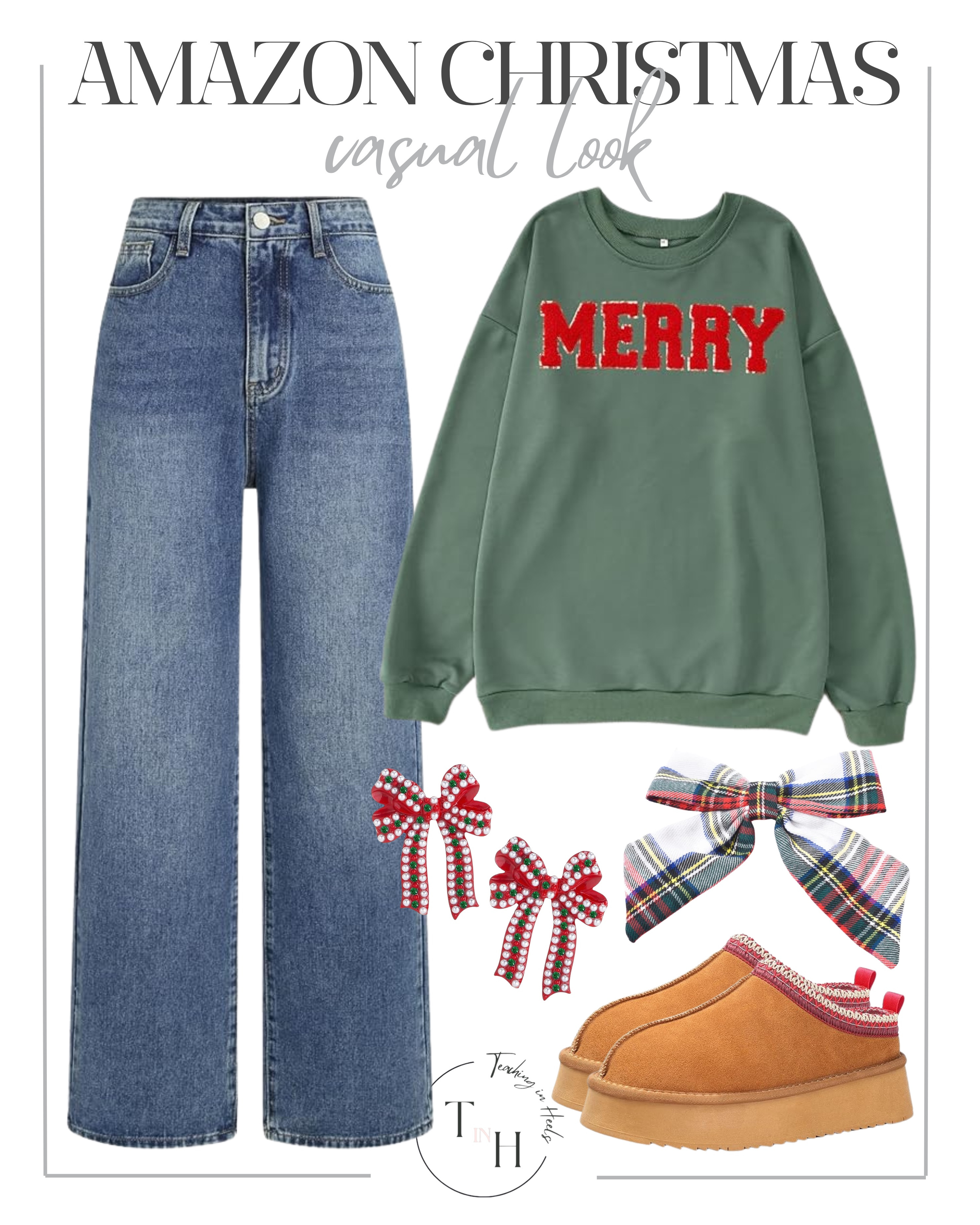 Amazon Christmas Casual Outfit Idea

Affordable denim 
Fall scarves
Fall Sunglasses
Fall Sandals
Leather Purse
Gold Earrings
Fall Accessories
Fall mini dress
Ballet flats
Fall OOTD
Casual fall OOTD
Fall boots
Lounge sets
Fall denim

#LTKHoliday #LTKSeasonal #LTKStyleTip
