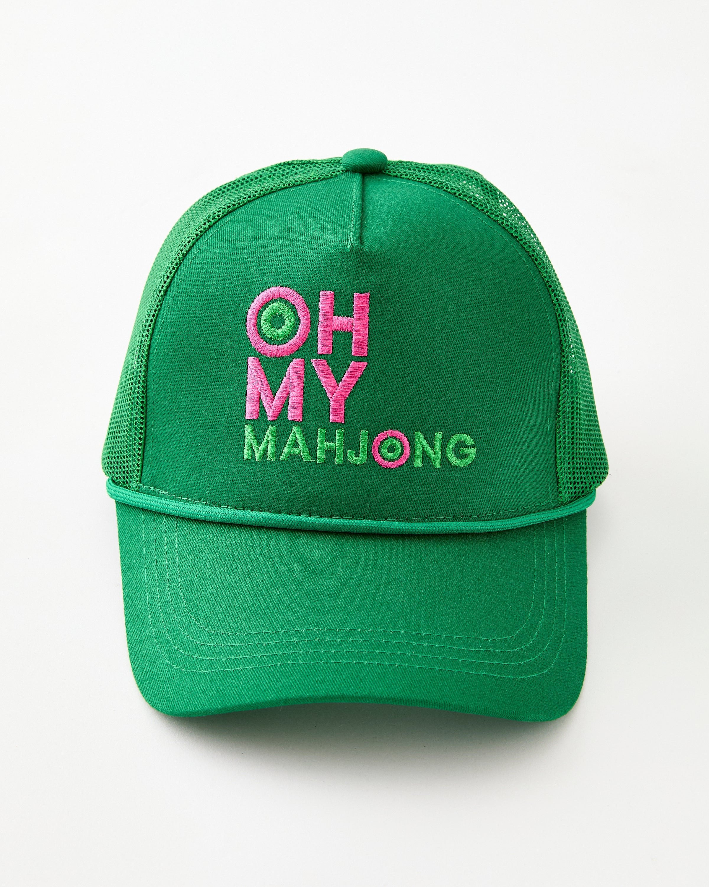 Green Oh My Mahjong Hat | Oh My Mahjong