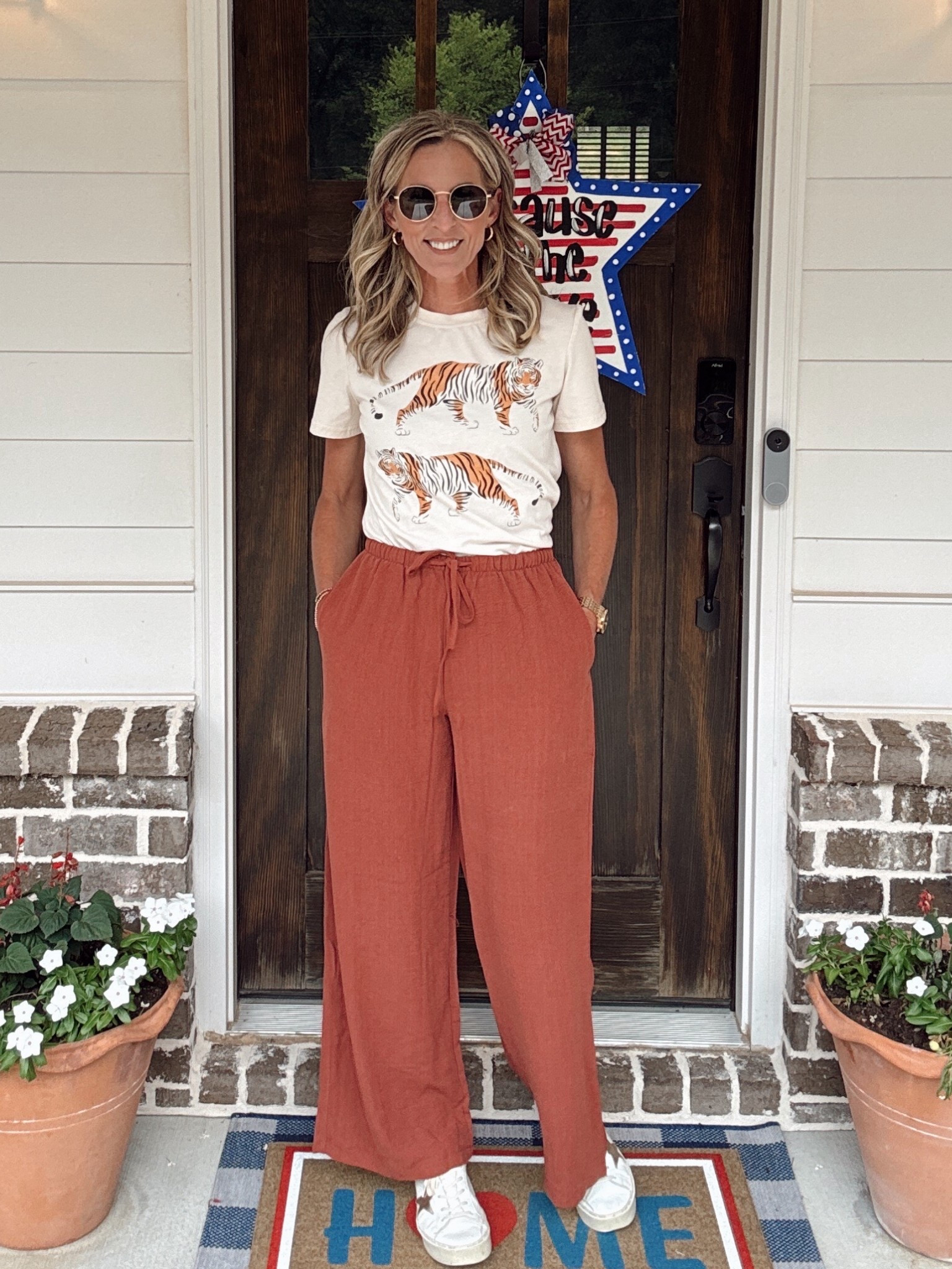 Prime Day Deal- Teacher Pants!!! $25!! 

The perfect pants for teaching these wide leg elastic waist casual. Palazzo trousers with pockets will look great with all of your favorite sneakers and teacher tees! I linked up all of your favorites! Size small 
 
@amazon , #founditonamazon, #amazonpartner,  @amazonfashion

Teacher, teacher, outfits, back to school

#LTKOver40 #LTKWorkwear #LTKStyleTip