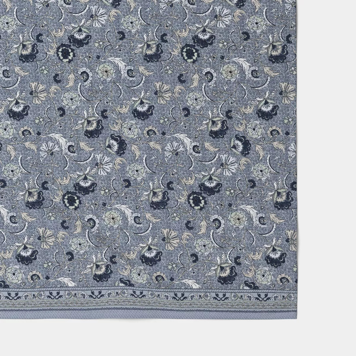 120"x60" Table Cloth Blue Floral - Threshold™ | Target