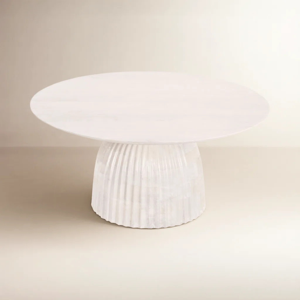 Clara Scalloped Coffee Table | Joss & Main