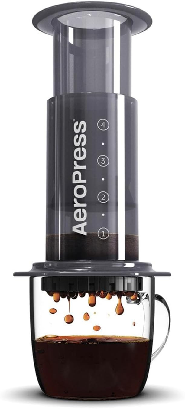 AeroPress Original Coffee and Espresso-style Maker, Barista Level Portable Coffee Maker with Cham... | Amazon (US)