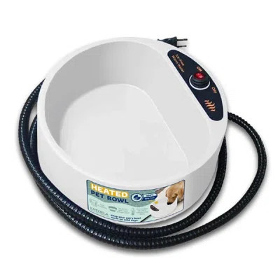 2 Liter Heated Pet Water Bowl With Anti-bite Cord To Keep Your Pet's Bowl Warm On Cool Day's | Wayfair North America