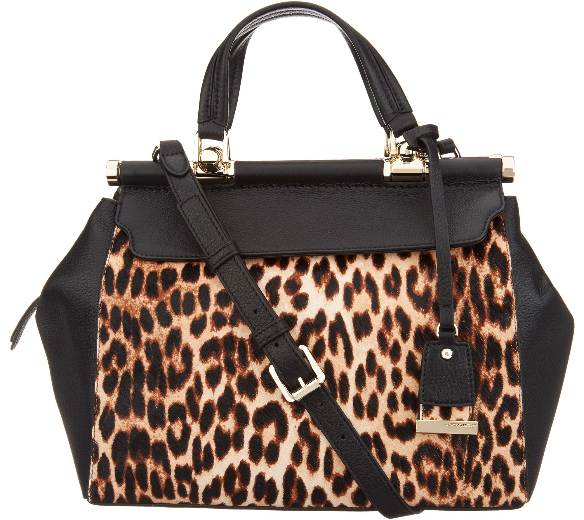 Vince Camuto Exotic Leather Satchel - Carla — QVC.com | QVC