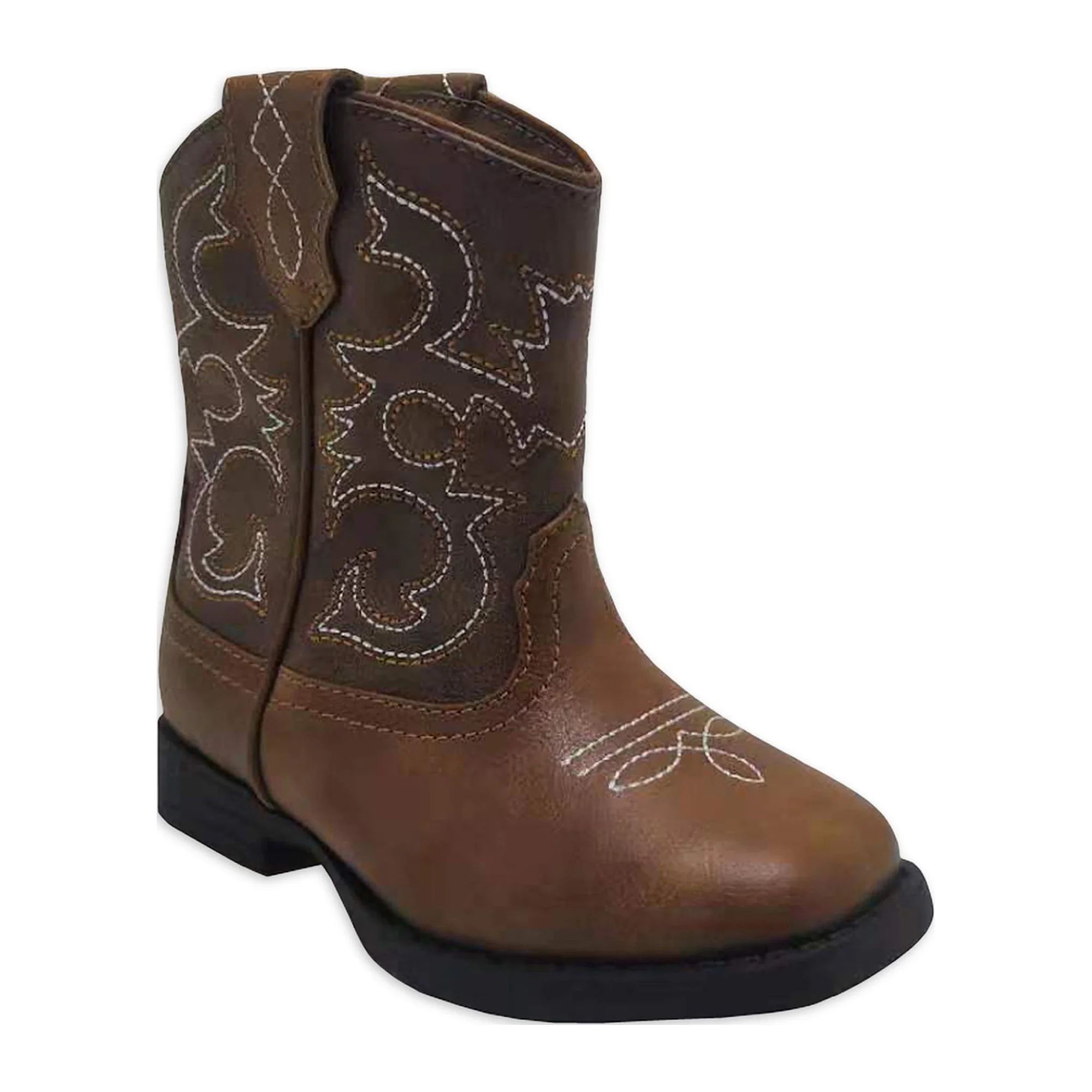 Wonder Nation Toddler Boy Western Boots, Size 7-12 | Walmart (US)